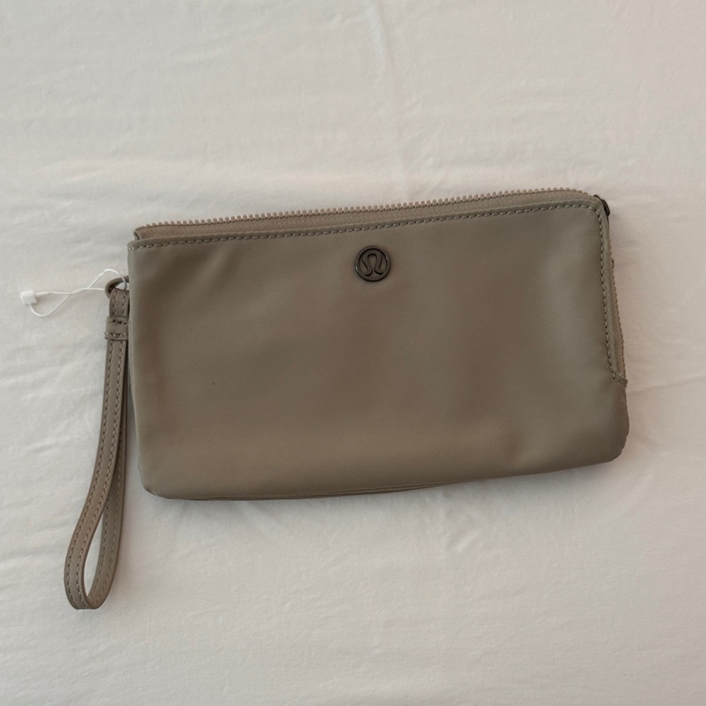 lululemon athletica Taupe Wristlet Clutch